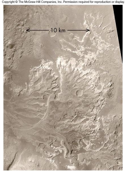 Opportunity landing site Possibly formed from sediment in flowing water Exploring Mars Image from Mars Global