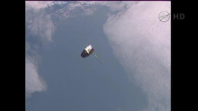 Dragon Capsule arrives at ISS from same mission The Dragon Capsule is the only