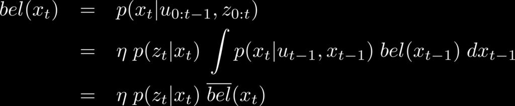 Kalman Filer: an insance of Bayes Filer So, under he Kalman Filer assumpions we ge Two main quesions: 1. How o ge predicion mean and covariance from prior mean and covariance? 2.