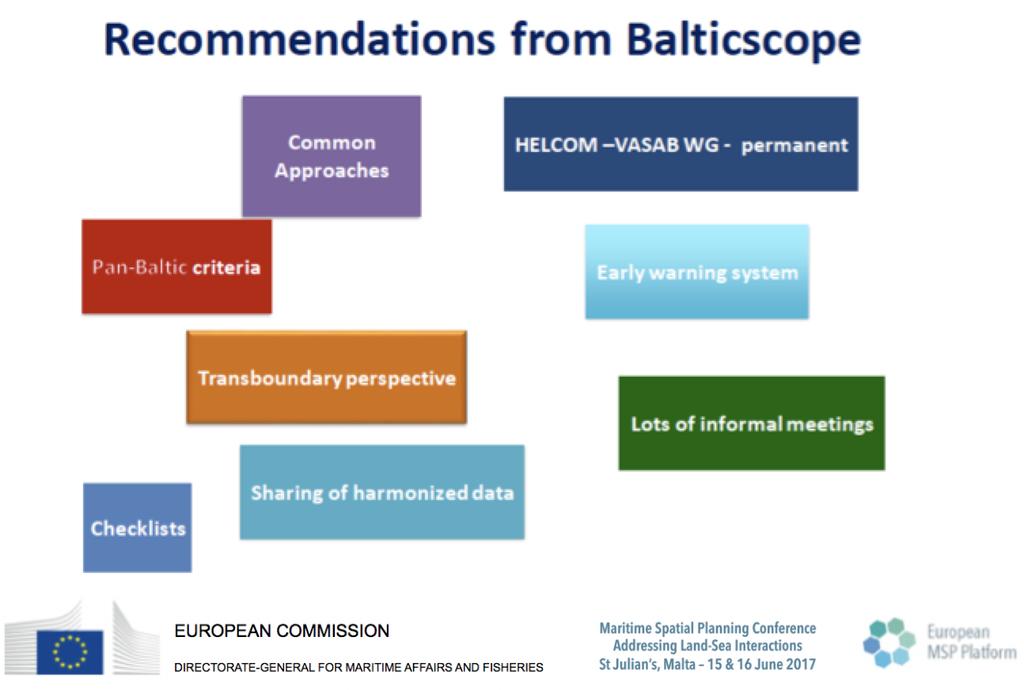 Ingūna Urtāne Outcomes of the BALTICSCOPE project with considerations of the Land-Sea Interactions Ingūna Urtāne, Director of the Spatial Planning Department at the Ministry for Environmental