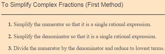 7.3 Complex Fractions Objectives: These fractions have little fractions within the bigger fraction.