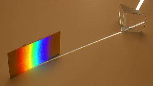 The utility of spectroscopy You know white light can be spread out into its component colors using a prism.