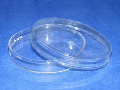 The Petri dish is normally filled with a waxy substance called agar.