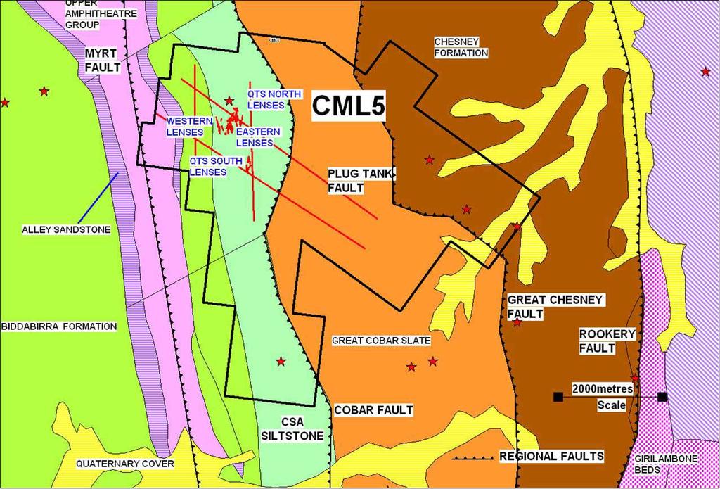 CSA Environs Local Geology Map adapted