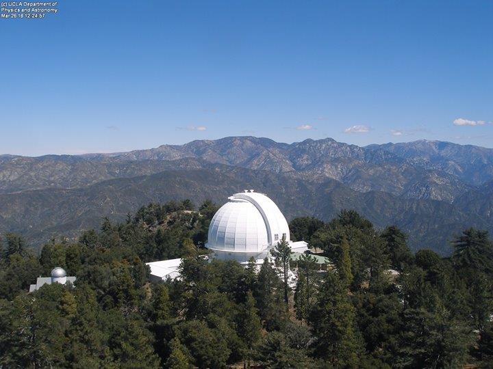 Mt. Wilson Observatory Near Pasadena. Had 60 and 100 inch mirrors 1908-1950s.