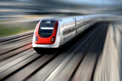 Example #1 A train travels at a constant speed through the countryside and has