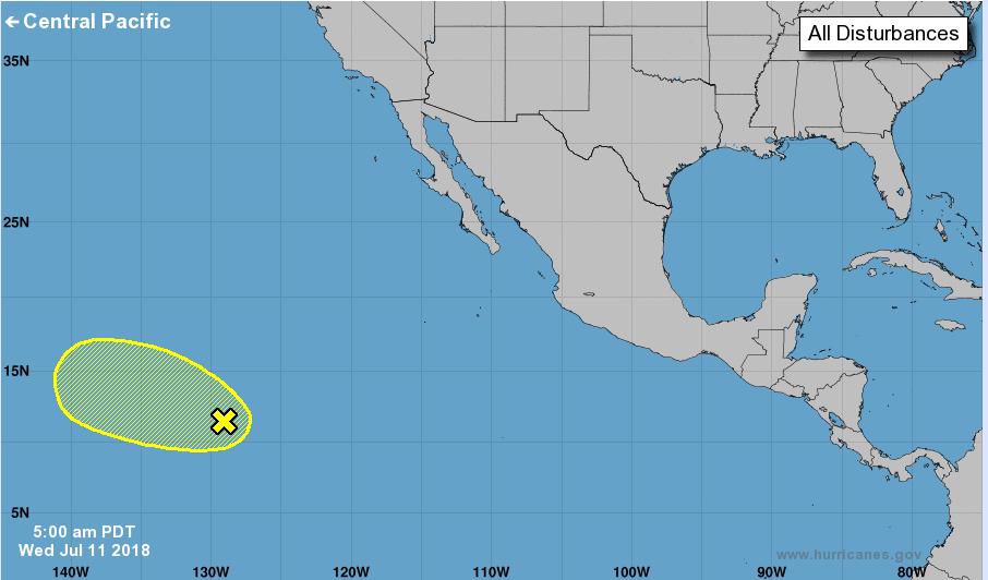 Tropical Outlook Eastern Pacific Disturbance 1 ( as of 8:00 a.m.