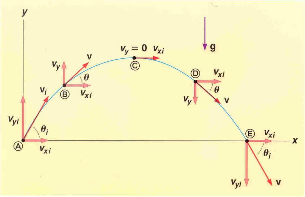 -D Trajectory of the Projectile