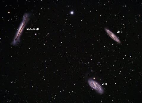 The Leo Triplet M65, M66 and NGC 3628 Messier 66 is also known as NGC 3627.
