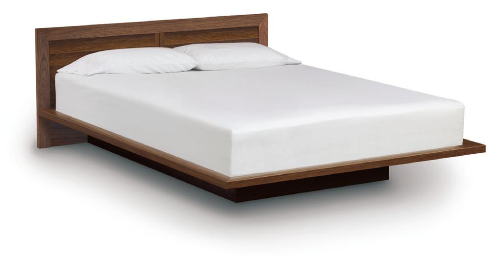 29 high beds and nightstands The Moduluxe Bedroom is crafted in solid maple, cherry or American black walnut hardwood* and Made to Order in fi fteen fi nishes** (specify conventional or water borne