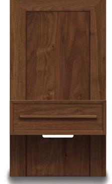 35 high beds and nightstands The Moduluxe Bedroom is crafted in solid maple, cherry or American black walnut hardwood* and Made to Order in fi fteen fi nishes** (specify conventional or water borne