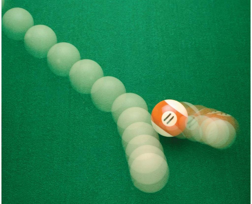 Chapter 9 Preview Looking Ahead: Conservation of Momentum The momentum of these pool balls before and after they collide is the same it