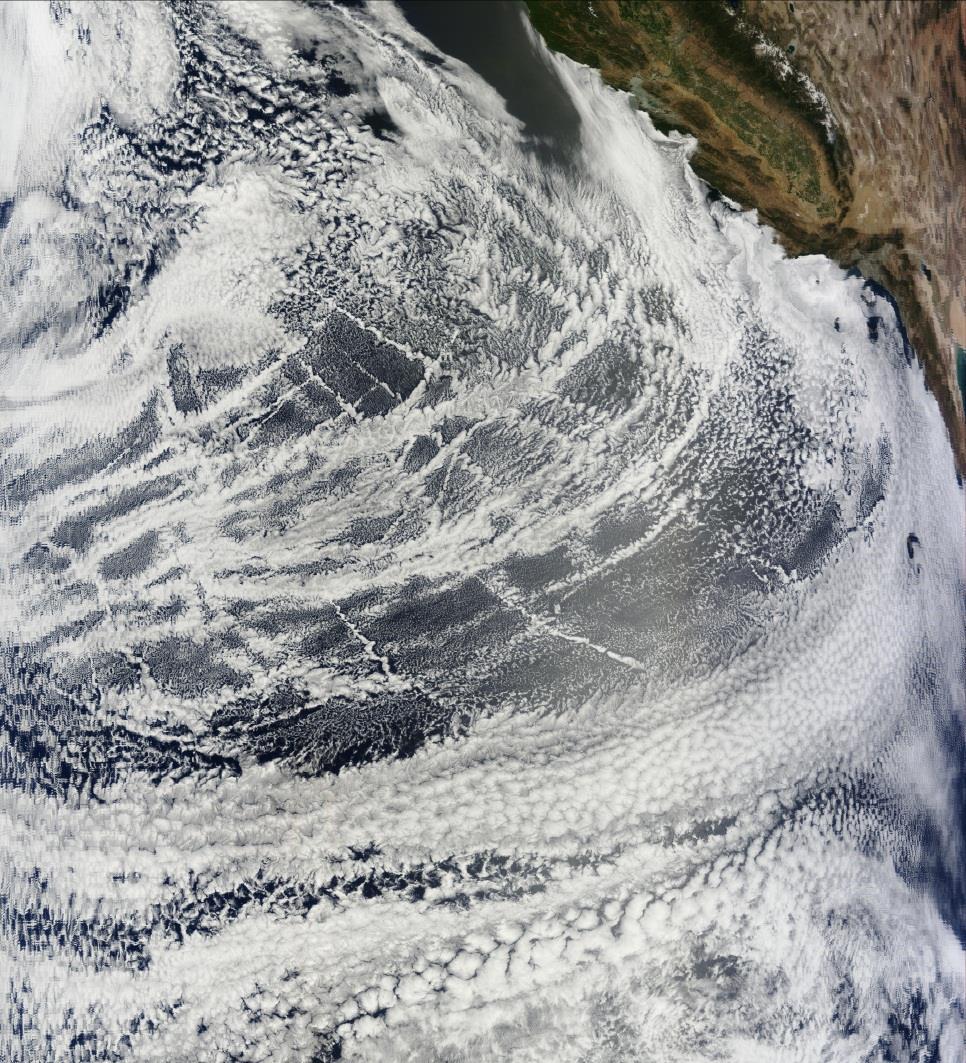 Visual demonstration of aerosol-cloud interactions Courtesy:
