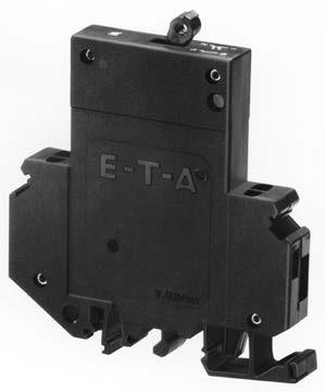 Thermal-Magnetic Circuit Breaker 0-T... Description One, two and three pole thermal-magnetic circuit breakers with trip-free mechanism and toggle actuation (S-type TM CBE to EN 6094/IEC 94).