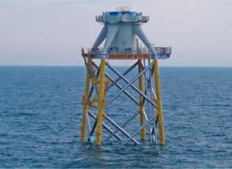 Sensitivity of stratification to offshore structures Currents moving past pilings of offshore structures generate