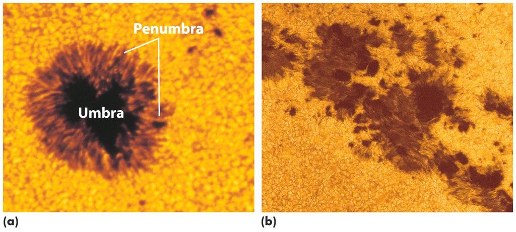 Sunspots - low-temperature