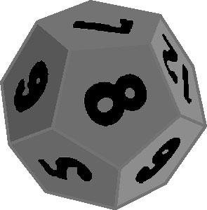 A coin is tossed at the same time as a 12-sided die is rolled.