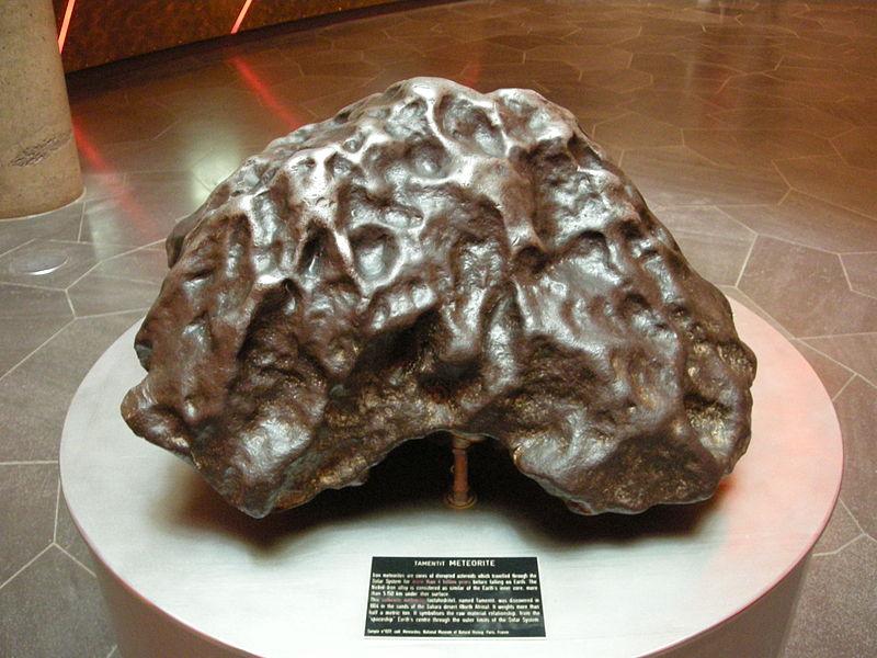 Iron meteorites These objects formed when the differentiated cores of large