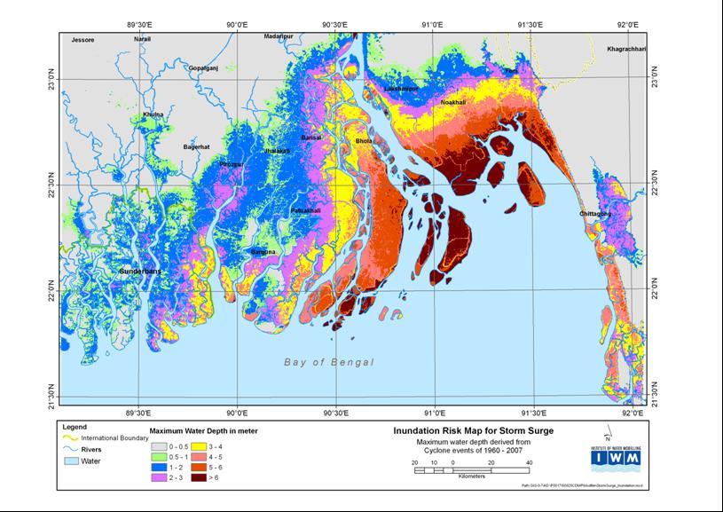 Inundation Risk Map Coastal