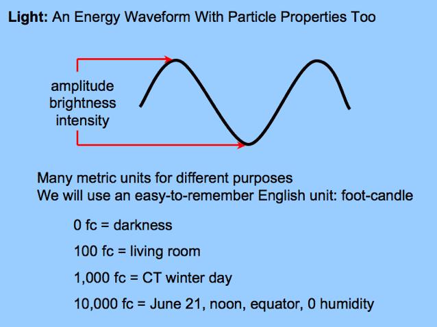 Intensities waves not only vary in wavelength but they can vary in amplitude as well.
