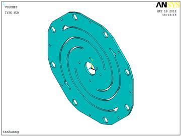 The special properties of circle involute are used to get geometric equations of spiral groove with the same base circle radius and different gradually open Angle.