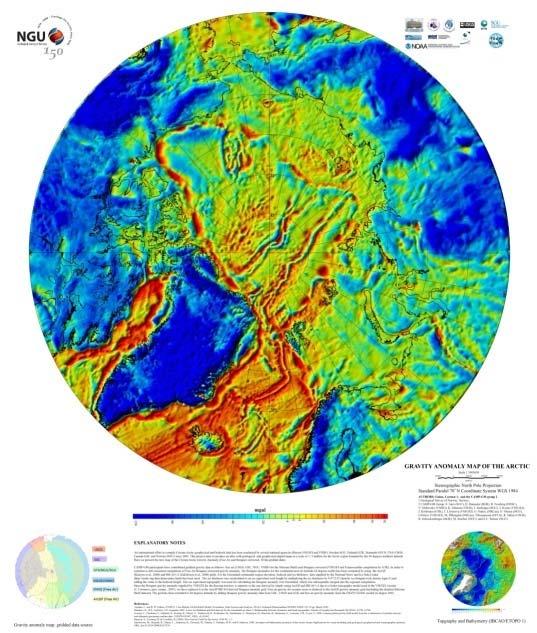 GEOLOGICAL MAP OF THE ARCTIC scale 1:5,000,000