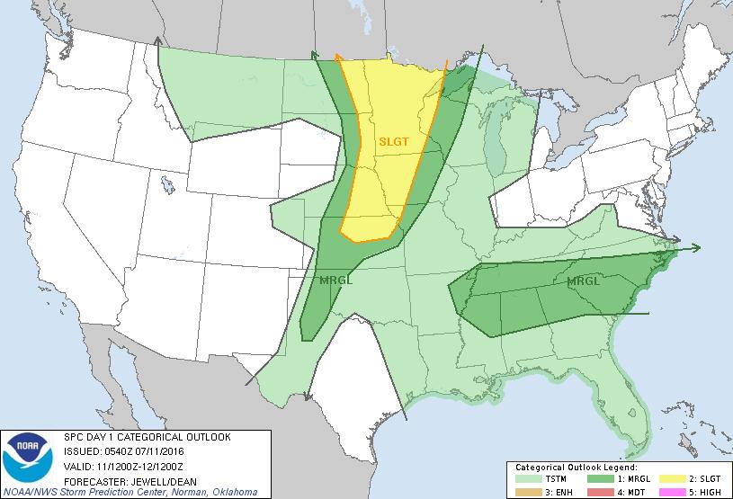 Severe Weather Outlook -