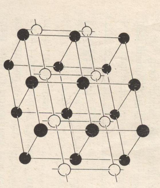 CsCl structure Two simple cubic lattices