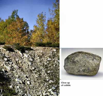 Glacial till is typically unstratified and unsorted Glacial deposits Landforms made of till Moraines Layers or ridges of till Moraines