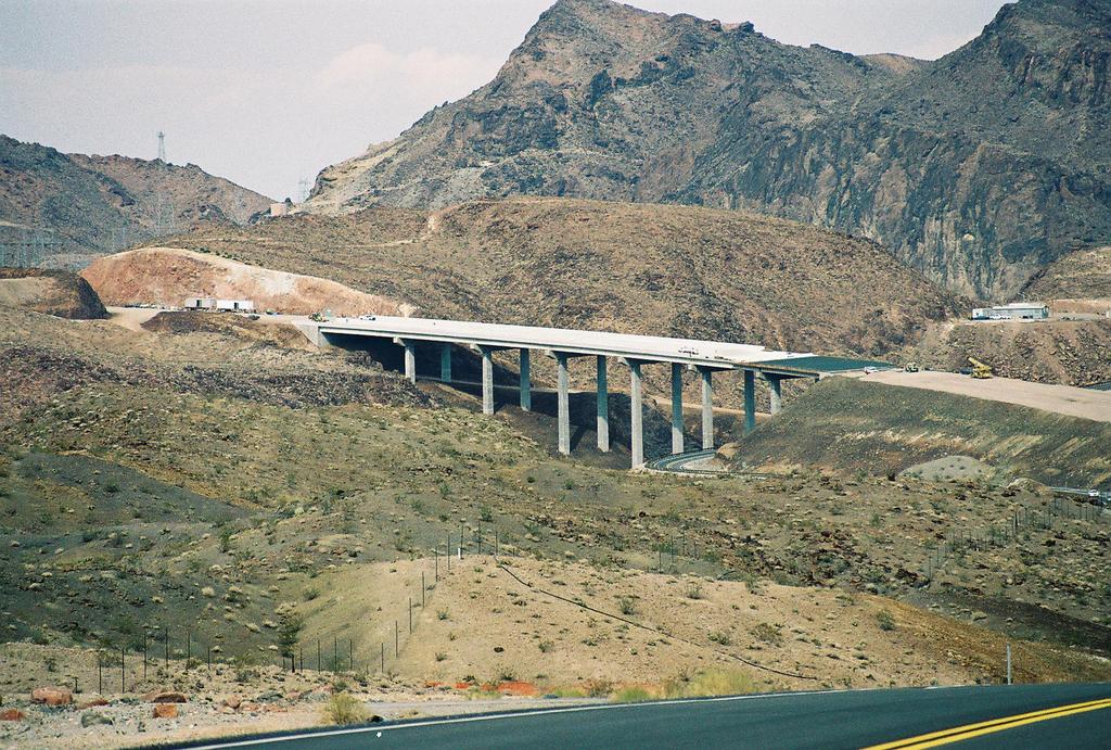 Differential Settlement Potential Sugarloaf Mountain Bridge Arizona Approach, Hoover Dam Bypass