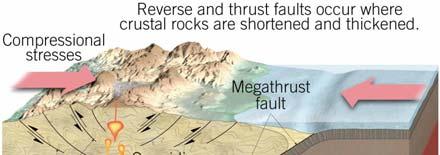with divergent plate boundaries Reverse and Thrust Faults Strike-slip Faults Faults and Earthquakes Types of Faults