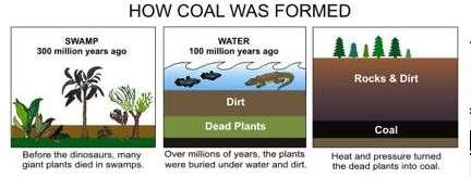 Unit 4 - Fuels Fossil Fuels Coal, oil and natural gas were created millions of years ago and are known as the Fossil Fuels.