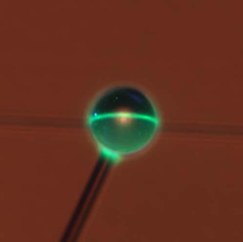 Microsphere Doped with Er ions (n,l,m) Similarity with electron