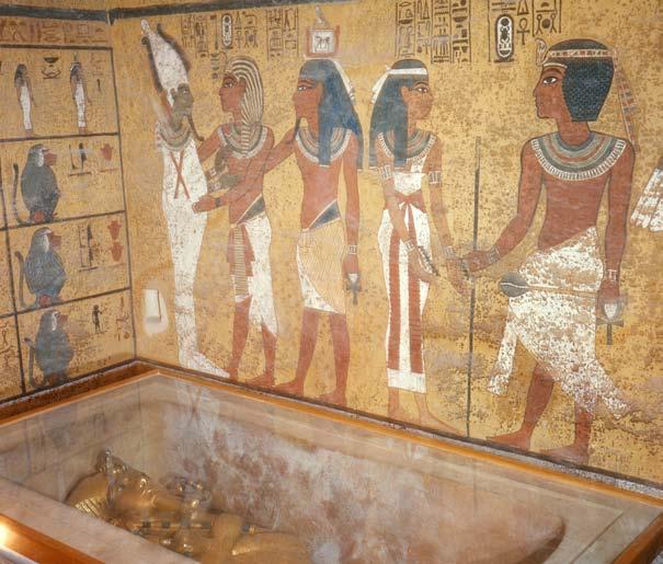 King Tut s tomb was filled with valuable treasures. The Curse of the Mummy In 1922, Howard Carter discovered the tomb of the Egyptian pharaoh Tutankhamun, known today as King Tut.