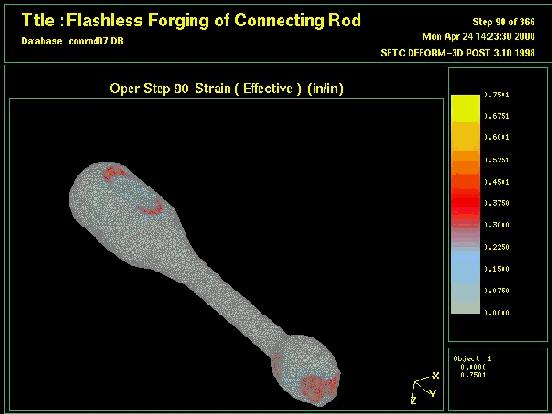 Ote Analysis Metods Comlex closed die foging simulated using finite element softwae Pof.