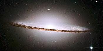 The Sombrero Galaxy - 28 million light years from Earth - was voted best picture