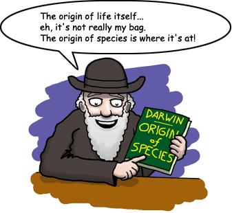 Misconception: Evolution is a theory about the origin of life.