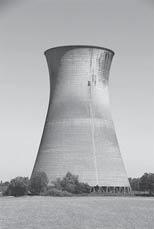 8 A cooling tower is designed to transfer thermal energy away from a power station.