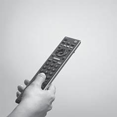 2 A remote control emits infrared waves to operate a television.