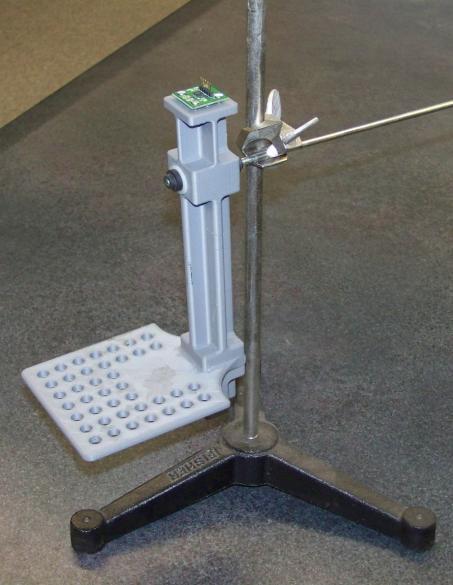 The mass moment of the pendulum and the sample may be determined as shown; with np denoting the undamped frequency of the pendulum and ns the undamped frequency of the pendulum with a sample attached.