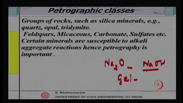 (Refer Slide Time: 16:18) Groups of rocks such as silica minerals, quartz, opal, tridymite etcetera etcetera these are the groups.