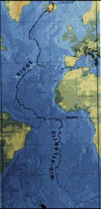 Mid-Atlantic Ridge Mapping of the ocean