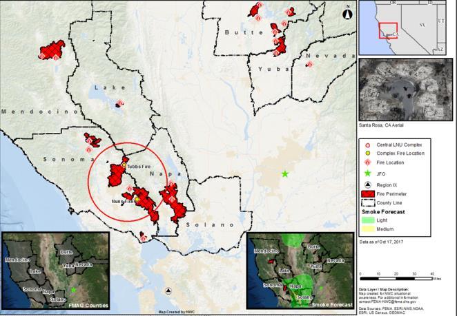 Wildfire Summary Complex Fire Name (County) FMAG # (Approved Date) Acres Burned Percent Contained Evacuations Structures Threatened Damaged Destroyed Fatalities / Injuries California *Central LNU