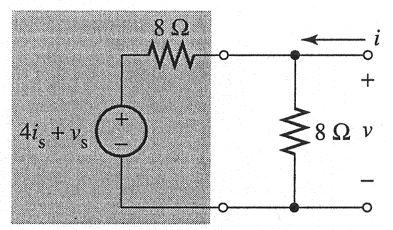 into a larger circuit; that is, there are elements external to this subcircuit connected to it through the two terminals