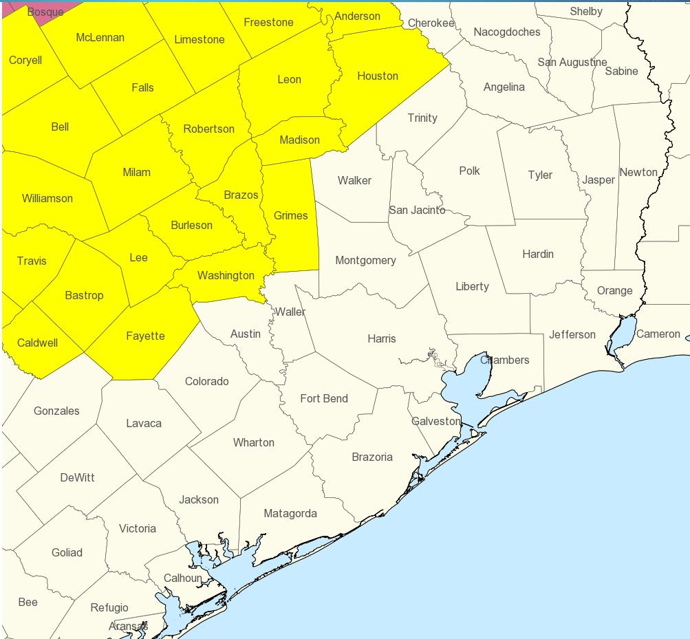 Tornado Watch until 1 pm Current Conditions Thunderstorm complex moving through