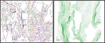 USED DATA AND METHODOLOGY In this study, 1/1000 scale digital cadastral maps of Safranbolu obtained from the city municipality is used as the main topographic data.