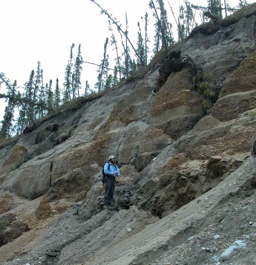 YT Landslide Surficial geology and permafrost >10 m