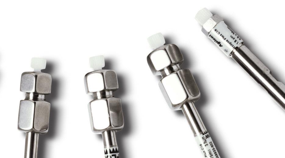 ZORBAX Columns for Analytical HPLC Achieve excellent peak shape for acids, bases, and neutrals for greater resolution and accuracy.