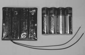 Part IV: Energy Transfer Associated with an Incandescent Lamp: Apparatus Quantity Photo # Battery set (6V, for this Part only) 1 Photo