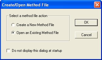 3 Creating Methods Using the New Method Wizard 1 Click the Method Builder icon on the